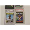 Image 3 : LOT OF 4- BARRY BONDS GRADED BASEBALL CARDS INCLUDING: 1987 DONRUSS #361 ROOKIE CARD (X2)
