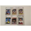 Image 1 : LOT OF 6 GRADED MLB CARDS- INCLUDES 1985 FLEER #155 ROGER CLEMENS ROOKIE CARD BCCG 9,  1985 TOPPS