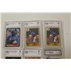 Image 2 : LOT OF 6 GRADED MLB CARDS- INCLUDES 1985 FLEER #155 ROGER CLEMENS ROOKIE CARD BCCG 9,  1985 TOPPS