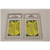 Image 2 : 1989 TOPPS TRADED DEION SANDERS #30T GRADED 10 AND BARRY SANDERS #83T GRADED 10