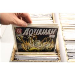 LONG BOX OF COMICS- ASSORTED MARVEL, DC AND INDEPENDANT COMICS. SILVER TO PRESENT AGE, FROM VARIOUS