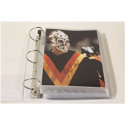 BINDER OF OVER 100 AUTOGRAPHED NHL 8 X 10 PHOTOS