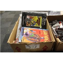 BOX LOT OF COMICS AND GRAPHIC NOVELS