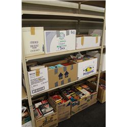 3 SHELVES OF ASSORTED PAPERBACK AND HC BOOKS