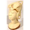 Image 1 : AFRICAN CARVED IVORY HEAD OF A WOMAN, depicte…