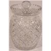 Image 1 : EUROPEAN CUT CRYSTAL COOKIE JAR, 20th century…