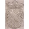 Image 1 : EUROPEAN CUT CRYSTAL COOKIE JAR, 20th century…