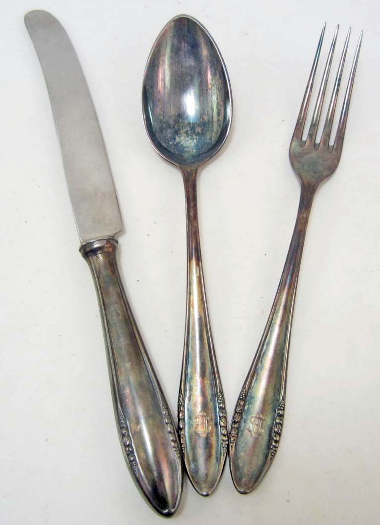 CASED GERMAN NAZI WAFFEN SS OFFICERS SKORZENY SILVERWARE SET