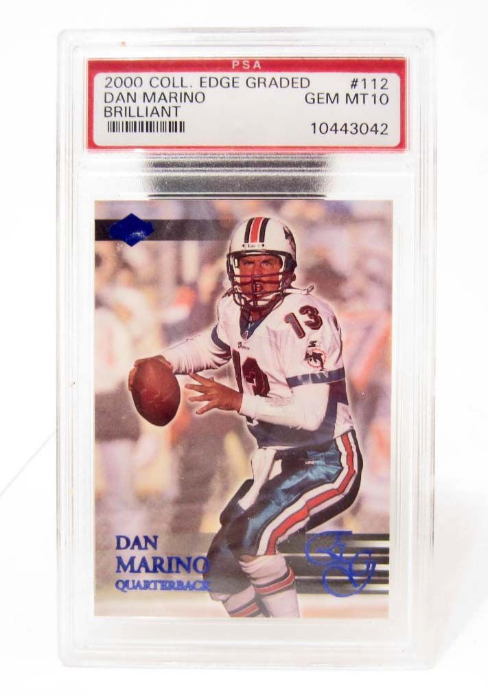 2000 DAN MARINO FOOTBALL CARD PSA GEM 10 2000 DAN MARINO FOOTBALL CARD PSA GEM 10