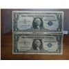 Image 1 : 1957 & A 1957-B 1 SILVER CERTIFICATES STAR NOTES