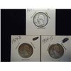 Image 1 : 1954 P/D/S WASHINGTON SILVER QUARTERS