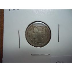 1865 THREE CENT PIECE (NICKEL)