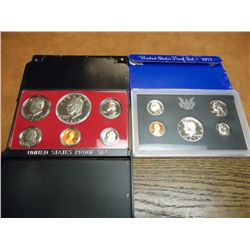 1972 & 1974 US PROOF SETS (WITH BOXES)