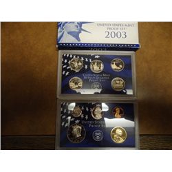 2003 US PROOF SET (WITH BOX)
