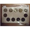 Image 2 : US WAR TIME NICKELS SET ALL 11 1942-1945 NICKELS