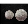 Image 2 : 1953 CANADA SILVER 10 & 25 CENTS UNC