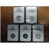 Image 1 : ALL 5-2005-S US 50 STATE QUARTERS NGC PF69