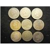 Image 1 : 9 ASSORTED 1880'S INDIAN HEAD CENTS
