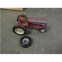 VINTAGE METAL TOY TRACTOR