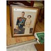 Image 1 : FRAMED PICTURE - CORONATION PORT. GEORGE VI - QUEEN ELIZABETH