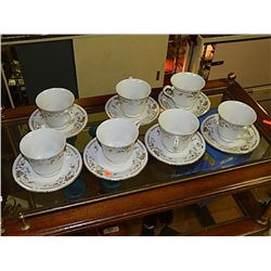 CHINA TEA CUPS - 14 PC