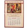 Image 1 : Calendar Broadside with Russell Art -