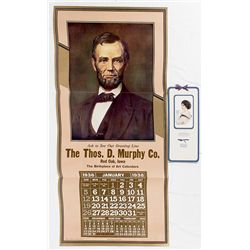 Lincoln Broadside Calendar -