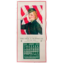 WWII Calendar Broadside -