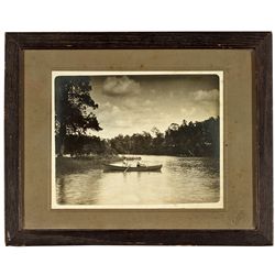 Antique Row Boat Photograph -
