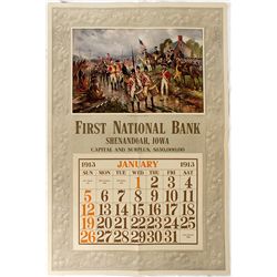 Banking Calendar Broadside -