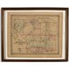 Image 1 : Framed Map of Western States -