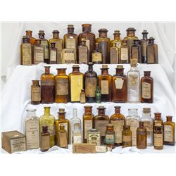 Fifty One (51) Labeled Drug Bottles -