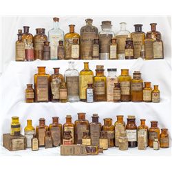 Seventy Six (76) Labeled Drug Bottles -