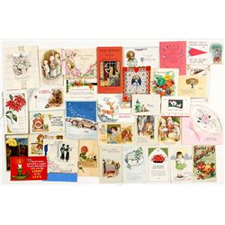 Vintage Greeting & School Card Collection -
