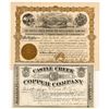 Image 1 : Castle Creek Mining Stock Certificates -  AZ