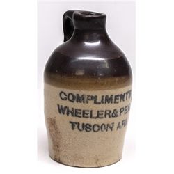 Very Rare Wheeler & Perry Sample Crock - Tucson, AZ