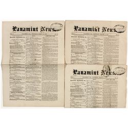 Panamint Newspapers -  Inyo County CA