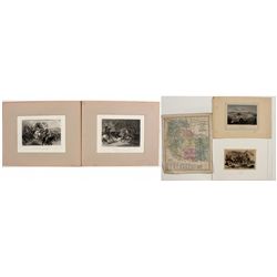 Gold Rush Engravings by Hall - San Francisco, CA