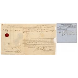 Steam Navigation Company Receipt and Bill of Lading - San Francisco, CA