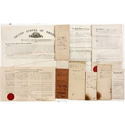 Lassen County Land Deed Ephemera - Susanville, CA