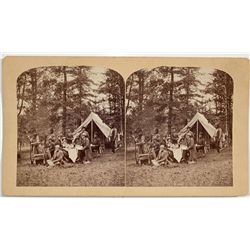 Hayden Scientific Party Stereoview - Colorado Springs, CO