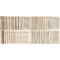 Editor Copies of The First Volume Idaho Tri-Weekly Statesman 1864 - Boise, ID