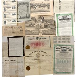 Early Idaho Territory Papers - Placerville, ID