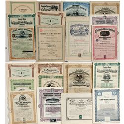 Mexican Mining Stock Certificates - Virginia City, NV