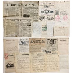 Salt Lake Receipts & Papers - Salt Lake City, UT