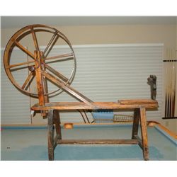 Wooden Spinning Wheel -