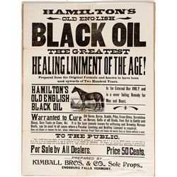 Horse Liniment Broadside - Enosburg, VT