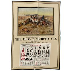 1939 Broadside Calendar -
