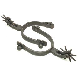 Black Steel Spurs -