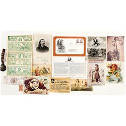 Buffalo Bill Cody Fob & Ephemera -